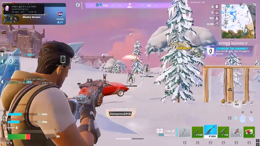 Get Fortnite Cheats player ESP — boxes, distance labels, and snaplines in Fortnite